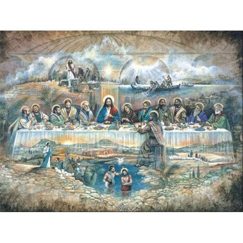 Puzzle 120 Teile,Puzzle für Erwachsene,Religiöser Glaube Puzzles Lernspiel Herausforderung Spielzeug,Kunsthandwerk für Heimdekoration Unterhaltungsspiel - mit Rahmen Puzzle 120 Teile,Puzzle für Erwachsene,Religiöser Glaube Puzzles Lernspiel Herausforderung Spielzeug,Kunsthandwerk für Heimdekoration Unterhaltungsspiel - mit Rahmen von Cekog