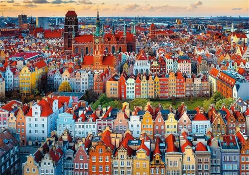 Puzzle 120 Teile,Puzzle für Erwachsene,Städte Wohnen Puzzles Lernspiel Herausforderung Spielzeug,Kunsthandwerk für Heimdekoration Unterhaltungsspiel - mit Rahmen Puzzle 120 Teile,Puzzle für Erwachsene,Städte Wohnen Puzzles Lernspiel Herausforderung Spielzeug,Kunsthandwerk für Heimdekoration Unterhaltungsspiel - mit Rahmen von Cekog