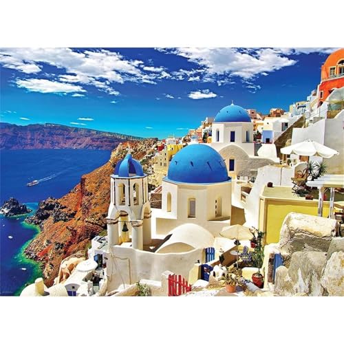 Puzzle 1200 Teile,Puzzle für Erwachsene,Blick auf das Schloss am Meer Puzzles Lernspiel Herausforderung Spielzeug,Kunsthandwerk für Heimdekoration Unterhaltungsspiel - mit Rahmen von Cekog