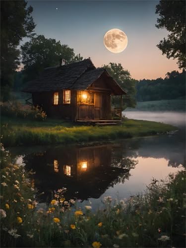 Puzzle 1200 Teile,Puzzles für Erwachsene,Blick auf die Flusshütte - Puzzle für Erwachsene,Lernspiel Herausforderung Spielzeug,Kunsthandwerk für Heimdekoration Unterhaltungsspiel Puzzle 1200 Teile,Puzzles für Erwachsene,Blick auf die Flusshütte - Puzzle für Erwachsene,Lernspiel Herausforderung Spielzeug,Kunsthandwerk für Heimdekoration Unterhaltungsspiel von Cekog