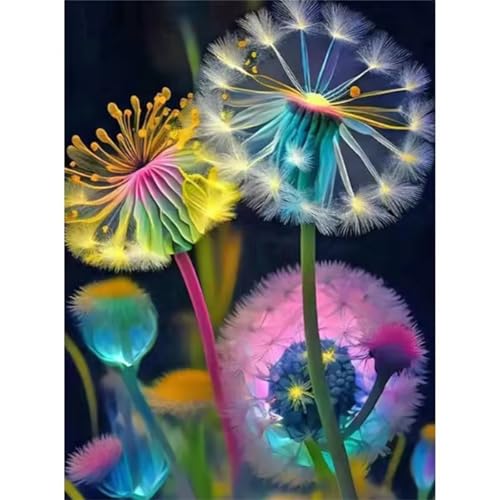 Puzzle 1200 Teile,Puzzles für Erwachsene,Bunter Löwenzahn - Puzzle für Erwachsene,Lernspiel Herausforderung Spielzeug,Kunsthandwerk für Heimdekoration Unterhaltungsspiel von Cekog