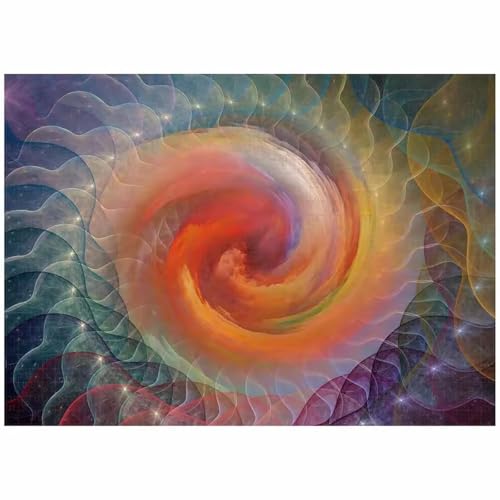 Puzzle 1200 Teile,Puzzles für Erwachsene,Buntes Mandala - Puzzle für Erwachsene,Lernspiel Herausforderung Spielzeug,Kunsthandwerk für Heimdekoration Unterhaltungsspiel von Cekog
