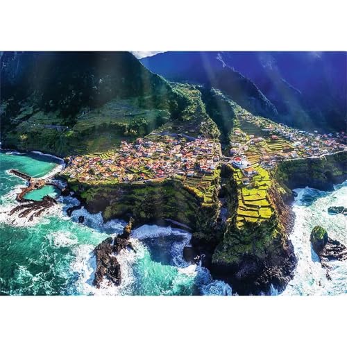 Puzzle 200 Teile,Puzzle für Erwachsene,Küstenstädte Puzzles Lernspiel Herausforderung Spielzeug,Kunsthandwerk für Heimdekoration Unterhaltungsspiel - mit Rahmen Puzzle 200 Teile,Puzzle für Erwachsene,Küstenstädte Puzzles Lernspiel Herausforderung Spielzeug,Kunsthandwerk für Heimdekoration Unterhaltungsspiel - mit Rahmen von Cekog