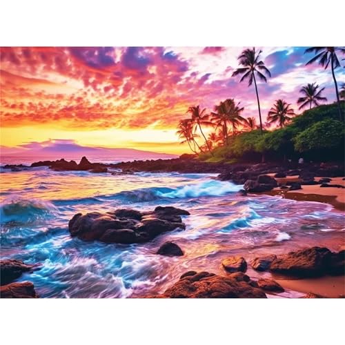 Puzzle 200 Teile,Puzzle für Erwachsene,Sonnenuntergangsküste Puzzles Lernspiel Herausforderung Spielzeug,Kunsthandwerk für Heimdekoration Unterhaltungsspiel - mit Rahmen Puzzle 200 Teile,Puzzle für Erwachsene,Sonnenuntergangsküste Puzzles Lernspiel Herausforderung Spielzeug,Kunsthandwerk für Heimdekoration Unterhaltungsspiel - mit Rahmen von Cekog