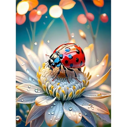 Puzzle 500 Teile,Puzzle für Erwachsene,Blumen-Marienkäfer Puzzles Lernspiel Herausforderung Spielzeug,Kunsthandwerk für Heimdekoration Unterhaltungsspiel - mit Rahmen Puzzle 500 Teile,Puzzle für Erwachsene,Blumen-Marienkäfer Puzzles Lernspiel Herausforderung Spielzeug,Kunsthandwerk für Heimdekoration Unterhaltungsspiel - mit Rahmen von Cekog