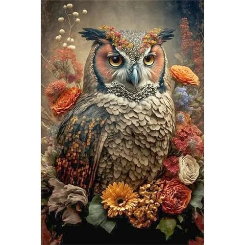 Puzzle 500 Teile,Puzzle für Erwachsene,Eulenblumen Puzzles Lernspiel Herausforderung Spielzeug,Kunsthandwerk für Heimdekoration Unterhaltungsspiel - mit Rahmen Puzzle 500 Teile,Puzzle für Erwachsene,Eulenblumen Puzzles Lernspiel Herausforderung Spielzeug,Kunsthandwerk für Heimdekoration Unterhaltungsspiel - mit Rahmen von Cekog