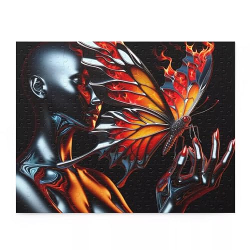 Puzzle 500 Teile,Puzzle für Erwachsene,Flammender Schmetterling Puzzles Lernspiel Herausforderung Spielzeug,Kunsthandwerk für Heimdekoration Unterhaltungsspiel - mit Rahmen Puzzle 500 Teile,Puzzle für Erwachsene,Flammender Schmetterling Puzzles Lernspiel Herausforderung Spielzeug,Kunsthandwerk für Heimdekoration Unterhaltungsspiel - mit Rahmen von Cekog