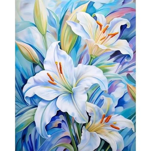 Puzzle 500 Teile,Puzzle für Erwachsene,Weiße Lilienblüten Puzzles Lernspiel Herausforderung Spielzeug,Kunsthandwerk für Heimdekoration Unterhaltungsspiel - mit Rahmen Puzzle 500 Teile,Puzzle für Erwachsene,Weiße Lilienblüten Puzzles Lernspiel Herausforderung Spielzeug,Kunsthandwerk für Heimdekoration Unterhaltungsspiel - mit Rahmen von Cekog
