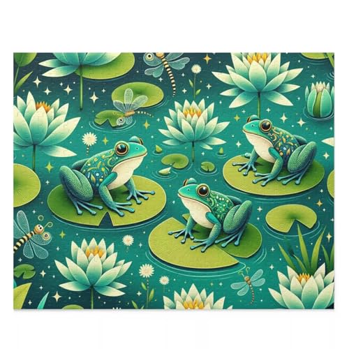 Puzzle 700 Teile,Puzzle für Erwachsene,Froschlotus Puzzles Lernspiel Herausforderung Spielzeug,Kunsthandwerk für Heimdekoration Unterhaltungsspiel - mit Rahmen Puzzle 700 Teile,Puzzle für Erwachsene,Froschlotus Puzzles Lernspiel Herausforderung Spielzeug,Kunsthandwerk für Heimdekoration Unterhaltungsspiel - mit Rahmen von Cekog