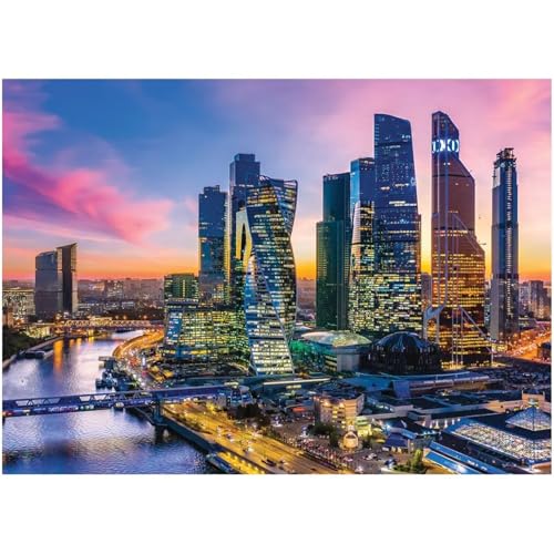 Puzzle 700 Teile,Puzzle für Erwachsene,Städtebau Puzzles Lernspiel Herausforderung Spielzeug,Kunsthandwerk für Heimdekoration Unterhaltungsspiel - mit Rahmen von Cekog