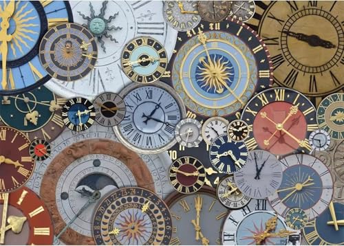 Puzzle 700 Teile,Puzzle für Erwachsene,Uhren Puzzles Lernspiel Herausforderung Spielzeug,Kunsthandwerk für Heimdekoration Unterhaltungsspiel - mit Rahmen von Cekog