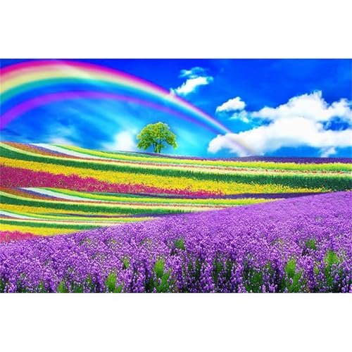 Regenbogen-Lavendel - Puzzles für Erwachsene,Puzzle 500 Teile, Puzzle 38x52 cm DIY - Puzzles für Heimdekoration, Familienpuzzle für Erwachsene und Kinder Regenbogen-Lavendel - Puzzles für Erwachsene,Puzzle 500 Teile, Puzzle 38x52 cm DIY - Puzzles für Heimdekoration, Familienpuzzle für Erwachsene und Kinder von Cekog