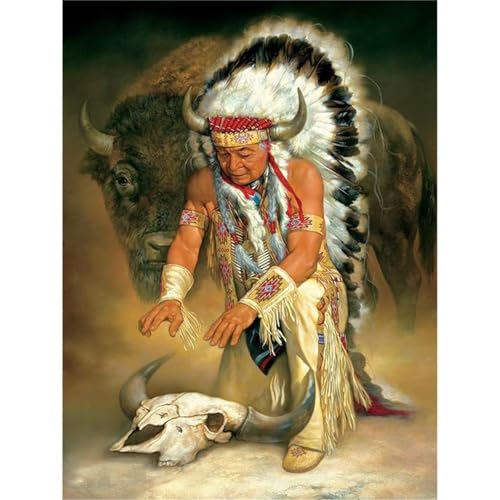 Retro-Indianer - Puzzles für Erwachsene,Puzzle 300 Teile, Puzzle 40x28 cm DIY - Puzzles für Heimdekoration, Familienpuzzle für Erwachsene und Kinder Retro-Indianer - Puzzles für Erwachsene,Puzzle 300 Teile, Puzzle 40x28 cm DIY - Puzzles für Heimdekoration, Familienpuzzle für Erwachsene und Kinder von Cekog