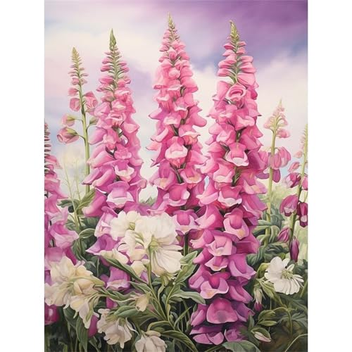 Rosa Lavendel - Puzzles für Erwachsene,Puzzle 500 Teile, Puzzle 38x52 cm DIY - Puzzles für Heimdekoration, Familienpuzzle für Erwachsene und Kinder von Cekog
