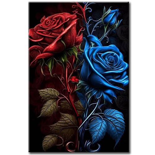 Rote Blaue Rosen - Puzzles für Erwachsene,Puzzle 200 Teile, Puzzle 35x25 cm DIY - Puzzles für Heimdekoration, Familienpuzzle für Erwachsene und Kinder Rote Blaue Rosen - Puzzles für Erwachsene,Puzzle 200 Teile, Puzzle 35x25 cm DIY - Puzzles für Heimdekoration, Familienpuzzle für Erwachsene und Kinder von Cekog