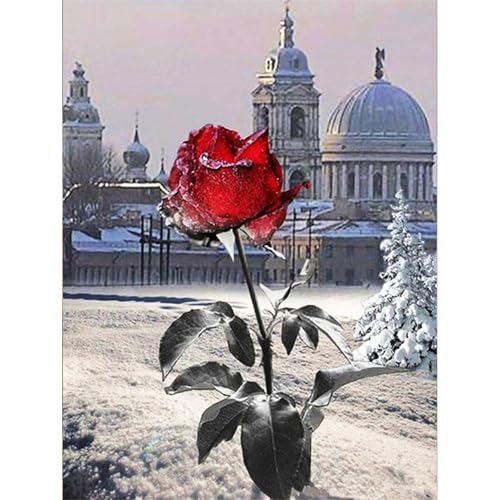 Rote Rose - Puzzles für Erwachsene,Puzzle 500 Teile, Puzzle 38x52 cm DIY - Puzzles für Heimdekoration, Familienpuzzle für Erwachsene und Kinder Rote Rose - Puzzles für Erwachsene,Puzzle 500 Teile, Puzzle 38x52 cm DIY - Puzzles für Heimdekoration, Familienpuzzle für Erwachsene und Kinder von Cekog