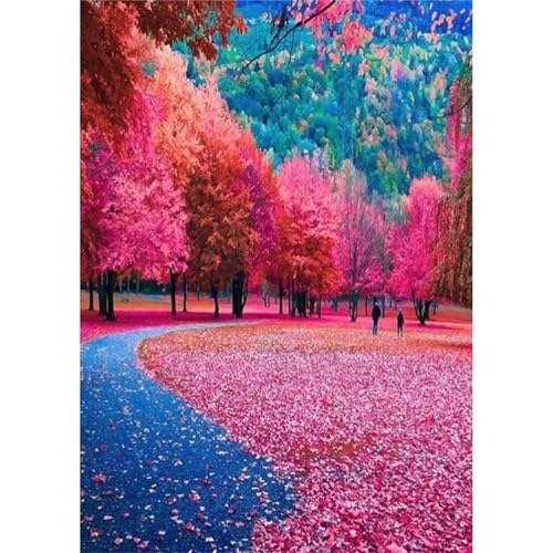 Roter Hain - Puzzles für Erwachsene,Puzzle 200 Teile, Puzzle 35x25 cm DIY - Puzzles für Heimdekoration, Familienpuzzle für Erwachsene und Kinder von Cekog