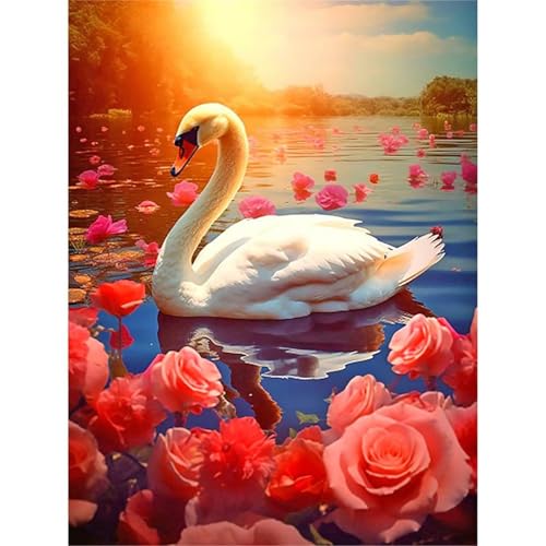 Roter Rosenschwan - Puzzles für Erwachsene,Puzzle 700 Teile, Puzzle 38x52 cm DIY - Puzzles für Heimdekoration, Familienpuzzle für Erwachsene und Kinder Roter Rosenschwan - Puzzles für Erwachsene,Puzzle 700 Teile, Puzzle 38x52 cm DIY - Puzzles für Heimdekoration, Familienpuzzle für Erwachsene und Kinder von Cekog