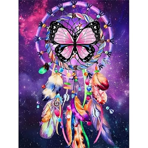 Schmetterlinge Traumfänger - Puzzles für Erwachsene,Puzzle 700 Teile, Puzzle 38x52 cm DIY - Puzzles für Heimdekoration, Familienpuzzle für Erwachsene und Kinder von Cekog