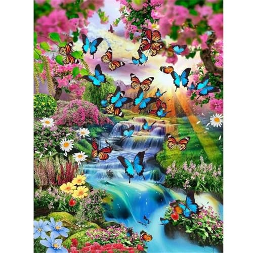 Schmetterlingswasserfall - Puzzles für Erwachsene,Puzzle 1000 Teile, Puzzle 50x75 cm DIY - Puzzles für Heimdekoration, Familienpuzzle für Erwachsene und Kinder Schmetterlingswasserfall - Puzzles für Erwachsene,Puzzle 1000 Teile, Puzzle 50x75 cm DIY - Puzzles für Heimdekoration, Familienpuzzle für Erwachsene und Kinder von Cekog