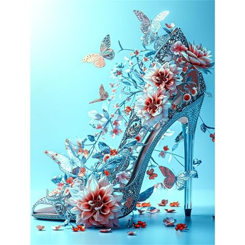 Schöne High Heels - Puzzles für Erwachsene,Puzzle 1000 Teile, Puzzle 50x75cm, DIY-Puzzles für Heimdekoration, Familienpuzzle für Erwachsene und Kinder von Cekog