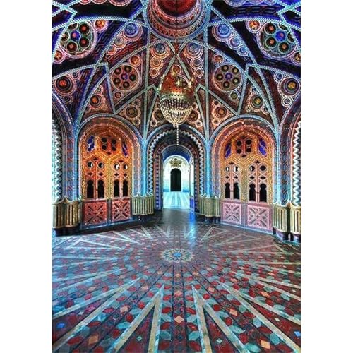 Schöner Palast - Puzzles für Erwachsene,Puzzle 120 Teile, Puzzle 25x20 cm DIY - Puzzles für Heimdekoration, Familienpuzzle für Erwachsene und Kinder von Cekog