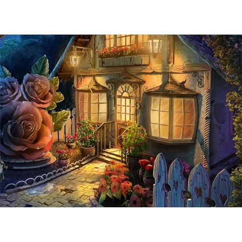 Schönes Haus - Puzzles für Erwachsene,Puzzle 200 Teile, Puzzle 35x25 cm DIY - Puzzles für Heimdekoration, Familienpuzzle für Erwachsene und Kinder von Cekog