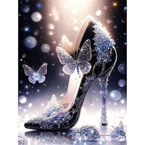 Schwarze High Heels - Puzzles für Erwachsene,Puzzle 1000 Teile, Puzzle 50x75cm, DIY-Puzzles für Heimdekoration, Familienpuzzle für Erwachsene und Kinder von Cekog