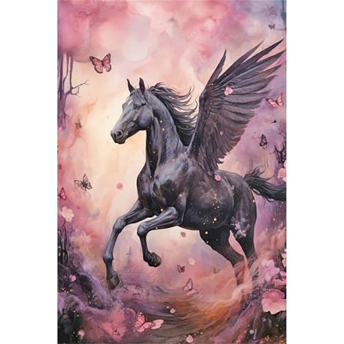 Schwarzer Pegasus - Puzzles für Erwachsene,Puzzle 120 Teile, Puzzle 25x20 cm DIY - Puzzles für Heimdekoration, Familienpuzzle für Erwachsene und Kinder Schwarzer Pegasus - Puzzles für Erwachsene,Puzzle 120 Teile, Puzzle 25x20 cm DIY - Puzzles für Heimdekoration, Familienpuzzle für Erwachsene und Kinder von Cekog