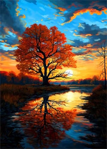 Sonnenuntergang Baumansicht - Puzzles für Erwachsene,Puzzle 1000 Teile, Puzzle 50x75 cm DIY - Puzzles für Heimdekoration, Familienpuzzle für Erwachsene und Kinder Sonnenuntergang Baumansicht - Puzzles für Erwachsene,Puzzle 1000 Teile, Puzzle 50x75 cm DIY - Puzzles für Heimdekoration, Familienpuzzle für Erwachsene und Kinder von Cekog