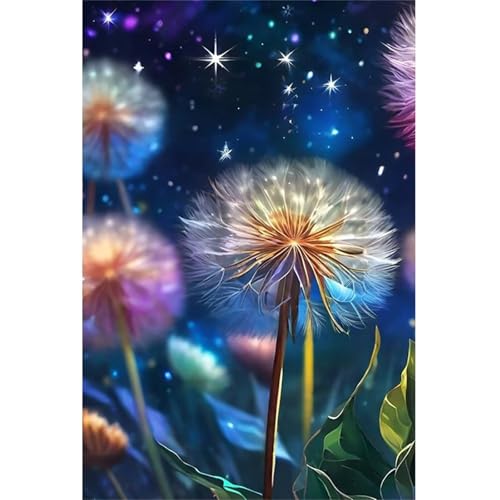 Sternenklarer Löwenzahn - Puzzles für Erwachsene,Puzzle 200 Teile, Puzzle 35x25 cm DIY - Puzzles für Heimdekoration, Familienpuzzle für Erwachsene und Kinder von Cekog