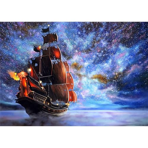 Sternenschiff - Puzzles für Erwachsene,Puzzle 500 Teile, Puzzle 38x52 cm DIY - Puzzles für Heimdekoration, Familienpuzzle für Erwachsene und Kinder von Cekog