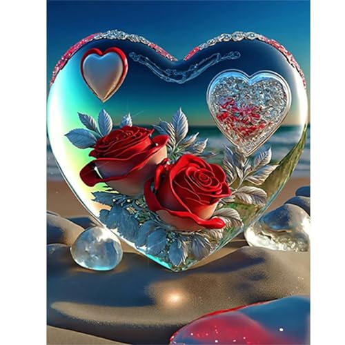 Strand Herz Rose - Puzzles für Erwachsene,Puzzle 300 Teile, Puzzle 40x28 cm DIY - Puzzles für Heimdekoration, Familienpuzzle für Erwachsene und Kinder Strand Herz Rose - Puzzles für Erwachsene,Puzzle 300 Teile, Puzzle 40x28 cm DIY - Puzzles für Heimdekoration, Familienpuzzle für Erwachsene und Kinder von Cekog