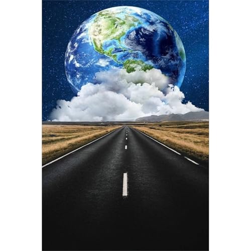Straßenlandschaft Erde - Puzzles für Erwachsene,Puzzle 120 Teile, Puzzle 25x20 cm DIY - Puzzles für Heimdekoration, Familienpuzzle für Erwachsene und Kinder von Cekog