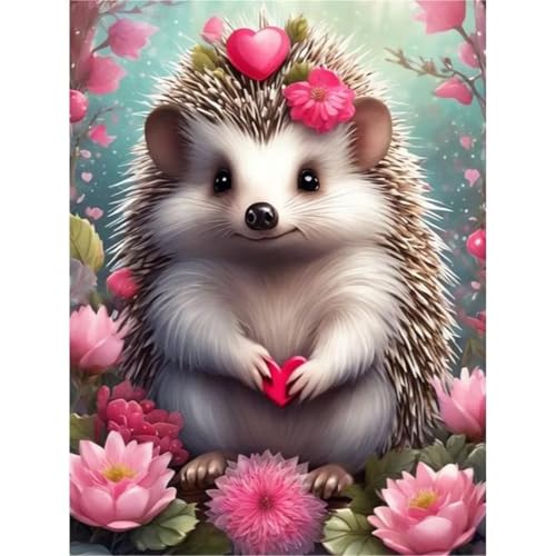 Süße Igelblumen - Puzzles für Erwachsene,Puzzle 700 Teile, Puzzle 38x52 cm DIY - Puzzles für Heimdekoration, Familienpuzzle für Erwachsene und Kinder von Cekog