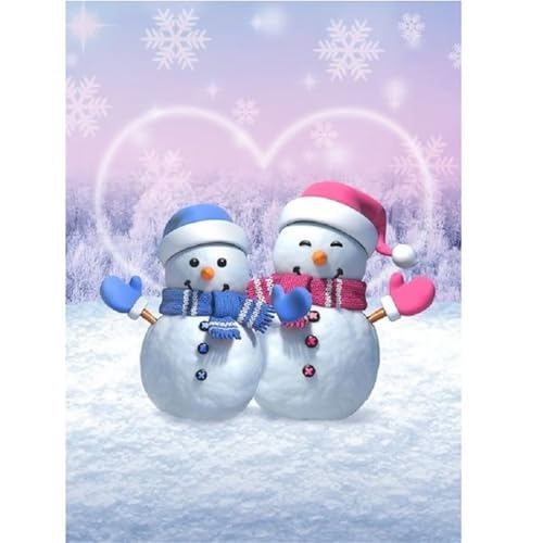 Süßer Schneemann - Puzzles für Erwachsene,Puzzle 500 Teile, Puzzle 38x52 cm DIY - Puzzles für Heimdekoration, Familienpuzzle für Erwachsene und Kinder von Cekog
