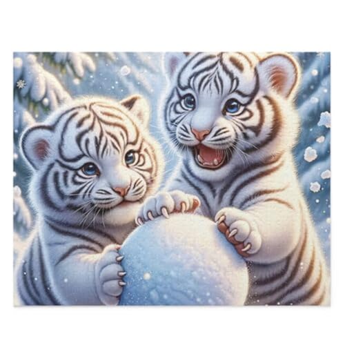 Süßer weißer Tiger - Puzzles für Erwachsene,Puzzle 120 Teile, Puzzle 25x20 cm DIY - Puzzles für Heimdekoration, Familienpuzzle für Erwachsene und Kinder Süßer weißer Tiger - Puzzles für Erwachsene,Puzzle 120 Teile, Puzzle 25x20 cm DIY - Puzzles für Heimdekoration, Familienpuzzle für Erwachsene und Kinder von Cekog