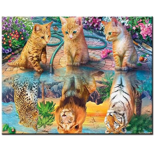 Tiergarten - Puzzles für Erwachsene,Puzzle 200 Teile, Puzzle 35x25 cm DIY - Puzzles für Heimdekoration, Familienpuzzle für Erwachsene und Kinder von Cekog
