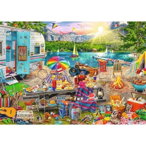 Tierurlaub - Puzzles für Erwachsene,Puzzle 300 Teile, Puzzle 40x28 cm DIY - Puzzles für Heimdekoration, Familienpuzzle für Erwachsene und Kinder Tierurlaub - Puzzles für Erwachsene,Puzzle 300 Teile, Puzzle 40x28 cm DIY - Puzzles für Heimdekoration, Familienpuzzle für Erwachsene und Kinder von Cekog