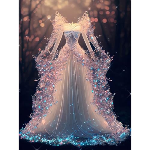 Traumhaftes Brautkleid - Puzzles für Erwachsene,Puzzle 200 Teile, Puzzle 35x25 cm DIY - Puzzles für Heimdekoration, Familienpuzzle für Erwachsene und Kinder von Cekog