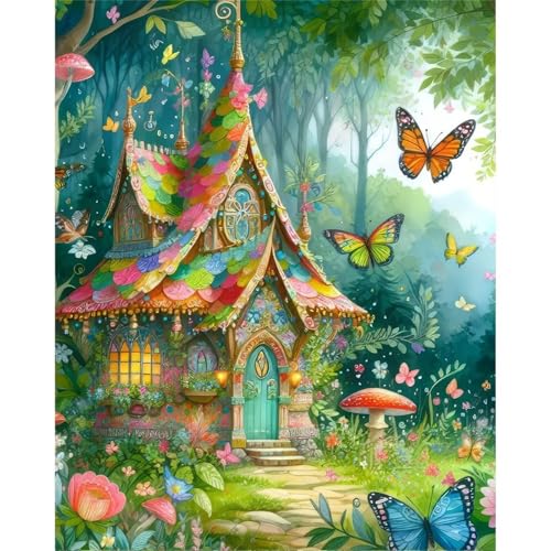 Traumhütte - Puzzles für Erwachsene,Puzzle 300 Teile, Puzzle 40x28 cm DIY - Puzzles für Heimdekoration, Familienpuzzle für Erwachsene und Kinder von Cekog