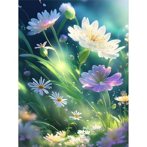 Verträumte Gänseblümchen - Puzzles für Erwachsene,Puzzle 300 Teile, Puzzle 40x28 cm DIY - Puzzles für Heimdekoration, Familienpuzzle für Erwachsene und Kinder von Cekog