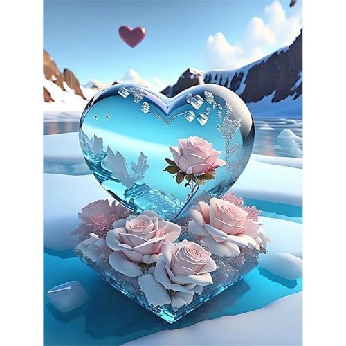 Verträumte Liebesrose - Puzzles für Erwachsene,Puzzle 700 Teile, Puzzle 38x52 cm DIY - Puzzles für Heimdekoration, Familienpuzzle für Erwachsene und Kinder von Cekog