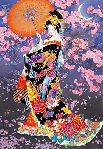 Vintage japanische Geisha - Puzzles für Erwachsene,Puzzle 1200 Teile, Puzzle 50x75 cm DIY - Puzzles für Heimdekoration, Familienpuzzle für Erwachsene und Kinder Vintage japanische Geisha - Puzzles für Erwachsene,Puzzle 1200 Teile, Puzzle 50x75 cm DIY - Puzzles für Heimdekoration, Familienpuzzle für Erwachsene und Kinder von Cekog