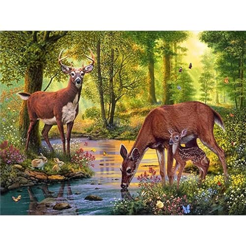 Wald Flussufer Hirsch - Puzzles für Erwachsene,Puzzle 200 Teile, Puzzle 35x25 cm DIY - Puzzles für Heimdekoration, Familienpuzzle für Erwachsene und Kinder Wald Flussufer Hirsch - Puzzles für Erwachsene,Puzzle 200 Teile, Puzzle 35x25 cm DIY - Puzzles für Heimdekoration, Familienpuzzle für Erwachsene und Kinder von Cekog
