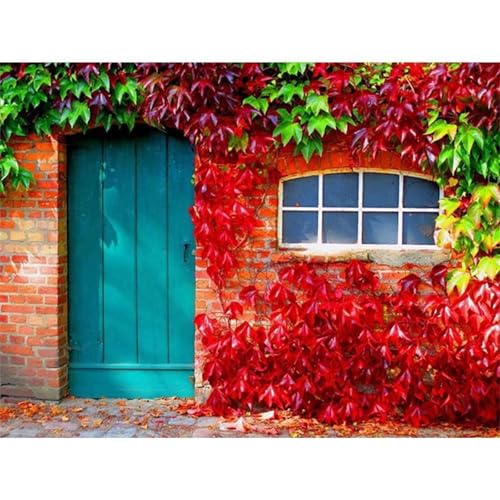 Wandpflanzentür - Puzzles für Erwachsene,Puzzle 300 Teile, Puzzle 40x28 cm DIY - Puzzles für Heimdekoration, Familienpuzzle für Erwachsene und Kinder von Cekog