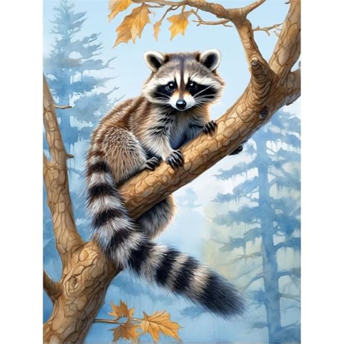 Waschbär Tier - Puzzles für Erwachsene,Puzzle 1500 Teile, Puzzle 87x57cm, DIY-Puzzles für Heimdekoration, Familienpuzzle für Erwachsene und Kinder von Cekog