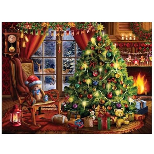 Weihnachtsbaum - Puzzles für Erwachsene,Puzzle 300 Teile, Puzzle 40x28 cm DIY - Puzzles für Heimdekoration, Familienpuzzle für Erwachsene und Kinder von Cekog