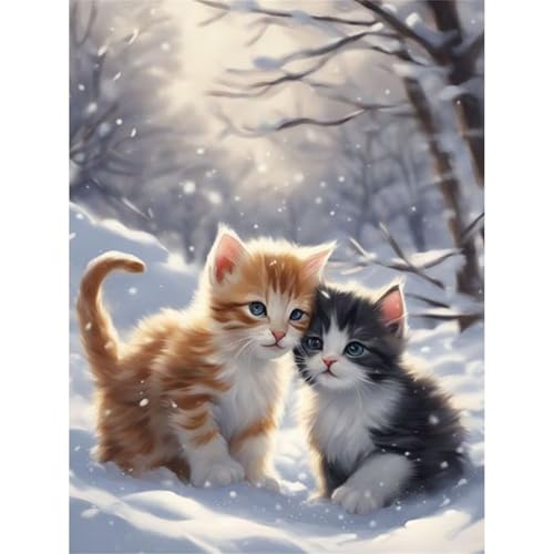 Winterkätzchen - Puzzles für Erwachsene,Puzzle 300 Teile, Puzzle 40x28 cm DIY - Puzzles für Heimdekoration, Familienpuzzle für Erwachsene und Kinder Winterkätzchen - Puzzles für Erwachsene,Puzzle 300 Teile, Puzzle 40x28 cm DIY - Puzzles für Heimdekoration, Familienpuzzle für Erwachsene und Kinder von Cekog