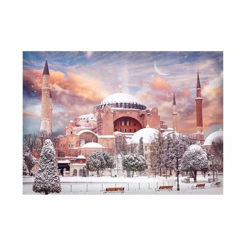 Winterkirche - Puzzles für Erwachsene,Puzzle 300 Teile, Puzzle 40x28 cm DIY - Puzzles für Heimdekoration, Familienpuzzle für Erwachsene und Kinder Winterkirche - Puzzles für Erwachsene,Puzzle 300 Teile, Puzzle 40x28 cm DIY - Puzzles für Heimdekoration, Familienpuzzle für Erwachsene und Kinder von Cekog